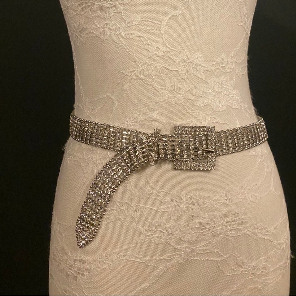 NEW BELT- silver shining